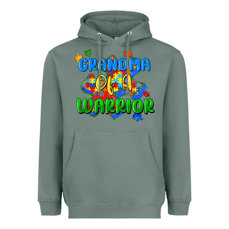 Grandma Of A Warrior Heavyweight Hoodie by Zillion Design Studio | Teevron