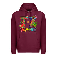 Burgundy tx summer Premium Hoodie - Artiststas