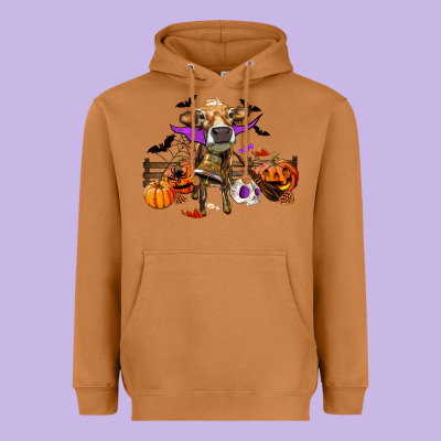 Heavyweight Hoodie Heifer cow halloween