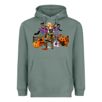 Sage Heifer cow halloween Heavyweight Hoodie - RanaPortraitStore
