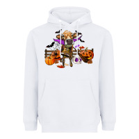 White Heifer cow halloween Heavyweight Hoodie - RanaPortraitStore