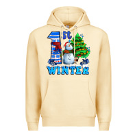 Pina Colada first winter with snowman Premium Hoodie - AdoDesignShop