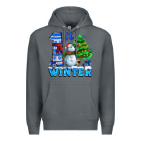 Rock first winter with snowman Premium Hoodie - AdoDesignShop