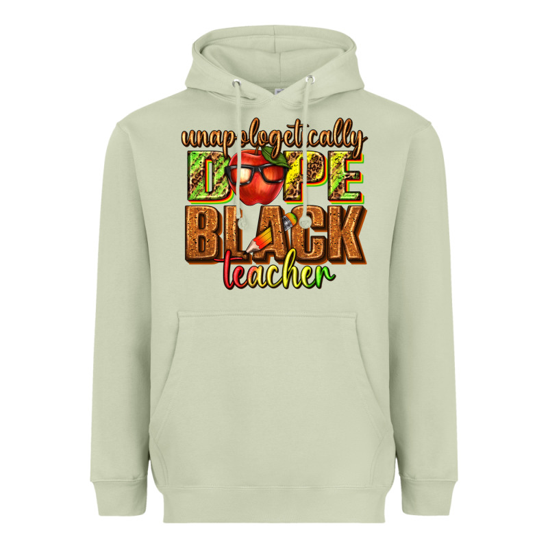 Unapologetically Dope Black Teacher Juneteenth Heavyweight Hoodie by texasbilliewilder | Teevron