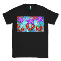 Black crab and starfish  cup Classic Tee - BarkalooDesign