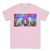 Bubblegum Pink crab and starfish  cup Classic Tee - BarkalooDesign
