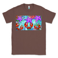 Chestnut crab and starfish  cup Classic Tee - BarkalooDesign
