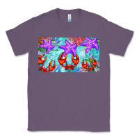 Lavender crab and starfish  cup Classic Tee - BarkalooDesign