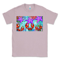 Lilac crab and starfish  cup Classic Tee - BarkalooDesign