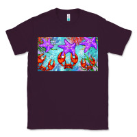 Plum crab and starfish  cup Classic Tee - BarkalooDesign