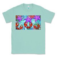 Seafoam crab and starfish  cup Classic Tee - BarkalooDesign