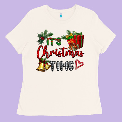 It's Christmas Time Ladies Tee Designed By Barkaloodesign