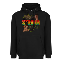 Black strong with glitter Heavyweight Hoodie - texasbilliewilder