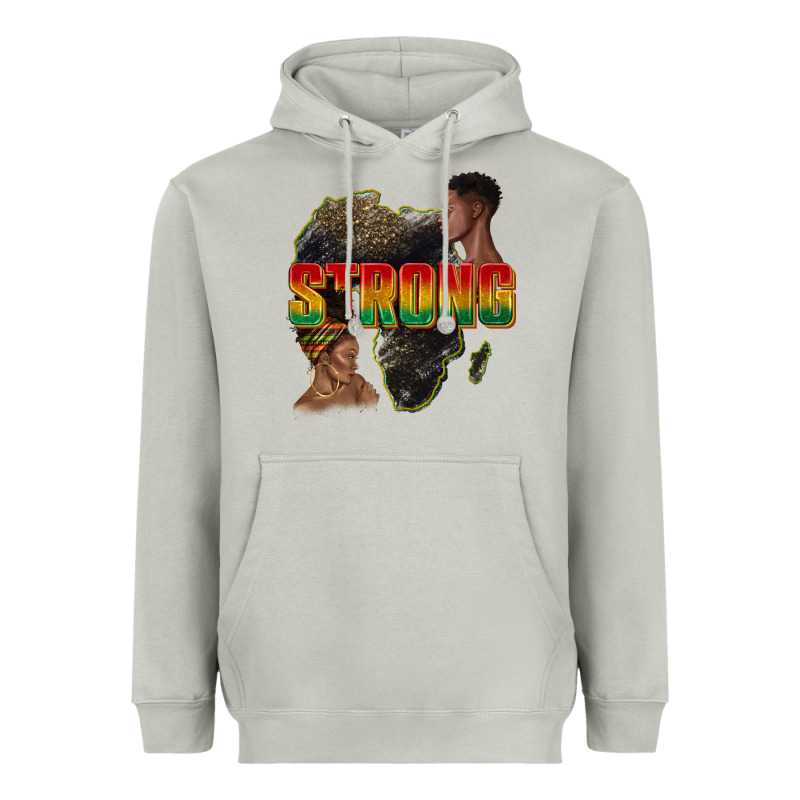 Strong With Glitter Heavyweight Hoodie by texasbilliewilder | Teevron