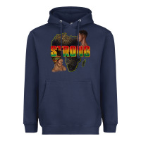 Navy strong with glitter Heavyweight Hoodie - texasbilliewilder