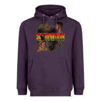 Plum strong with glitter Heavyweight Hoodie - texasbilliewilder