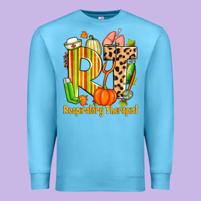 Fall Rt Respiratory Therapist Premium Sweatshirt Designed By Zillion Design Studio