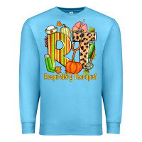 Ocean Blue fall rt respiratory therapist Premium Sweatshirt - Zillion Design Studio