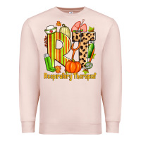 Pale Pink fall rt respiratory therapist Premium Sweatshirt - Zillion Design Studio