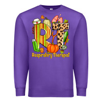 Purple fall rt respiratory therapist Premium Sweatshirt - Zillion Design Studio
