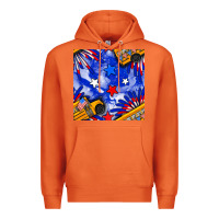 Carrot 4th of july school bus seamless pattern Premium Hoodie - BundleAndBundleShop