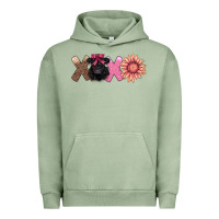 Pigment Oil Green xoxo belted galloway Urban Hoodie - AdoDesignShop