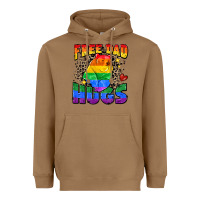 Toasted Coconut free dad hugs Heavyweight Hoodie - Zillion Design Studio