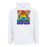 White free dad hugs Heavyweight Hoodie - Zillion Design Studio