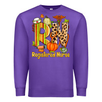 Purple fall rn registered nurse Premium Sweatshirt - Zillion Design Studio