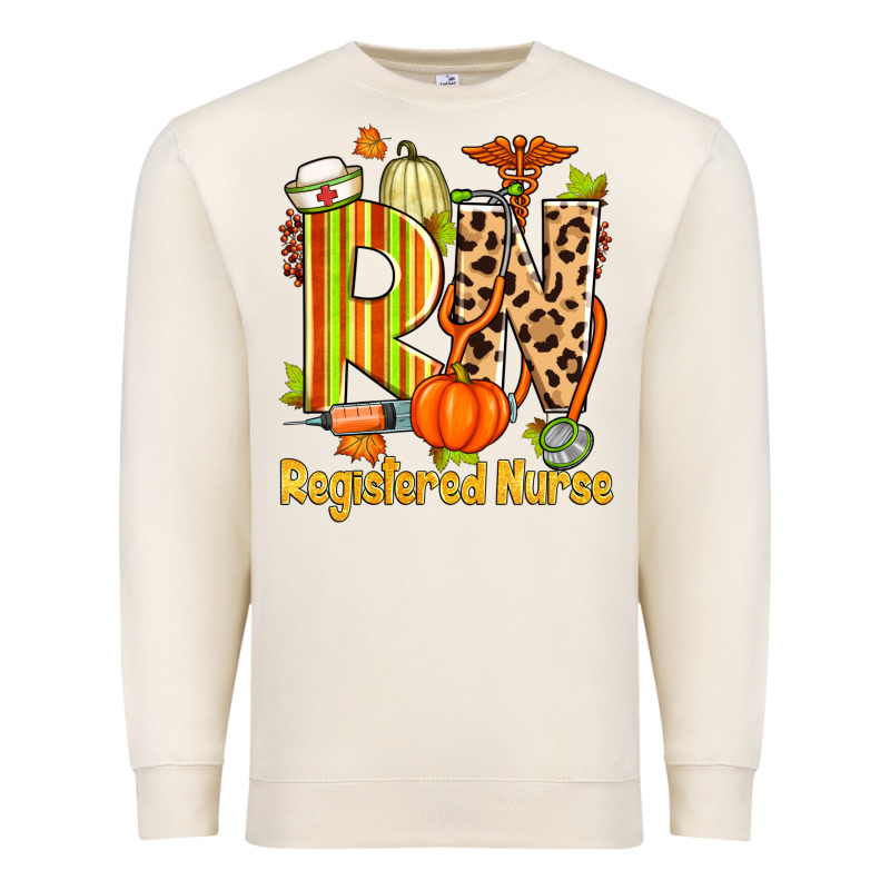 Fall Rn Registered Nurse Premium Sweatshirt by Zillion Design Studio | Teevron