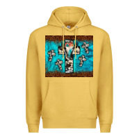 Bull Skull Cross Tumbler Premium Hoodie | Teevron