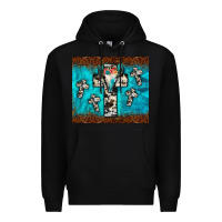 Black bull skull cross tumbler Premium Hoodie - JahusDesignShop