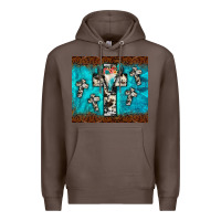 Coffee bull skull cross tumbler Premium Hoodie - JahusDesignShop