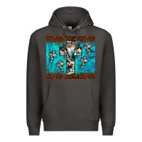 Smoke bull skull cross tumbler Premium Hoodie - JahusDesignShop