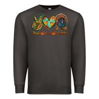 Smoke peace love thankful Premium Sweatshirt - RanaPortraitStore