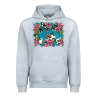 Heather Grey v.drose glitter cowhide Urban Hoodie - AdoDesignShop