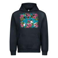 Navy v.drose glitter cowhide Urban Hoodie - AdoDesignShop