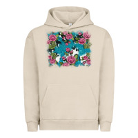 Pigment French Oak v.drose glitter cowhide Urban Hoodie - AdoDesignShop