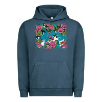 Pigment Midnight Navy v.drose glitter cowhide Urban Hoodie - AdoDesignShop