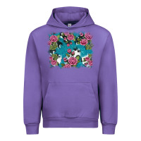 Tulip v.drose glitter cowhide Urban Hoodie - AdoDesignShop