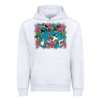 White v.drose glitter cowhide Urban Hoodie - AdoDesignShop