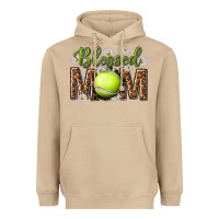 Mushroom blessed mom with tennis and daisy Heavyweight Hoodie - texasbilliewilder