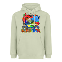 Matcha different is beautiful Heavyweight Hoodie - Zillion Design Studio