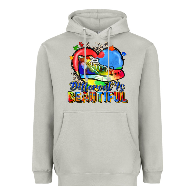 Different Is Beautiful Heavyweight Hoodie by Zillion Design Studio | Teevron