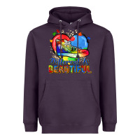 Plum different is beautiful Heavyweight Hoodie - Zillion Design Studio