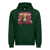 Forest Green v.d. cow and roses Urban Hoodie - AdoDesignShop