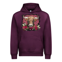 Mauve Wine v.d. cow and roses Urban Hoodie - AdoDesignShop