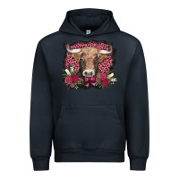 Navy v.d. cow and roses Urban Hoodie - AdoDesignShop