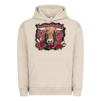 Pigment French Oak v.d. cow and roses Urban Hoodie - AdoDesignShop