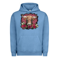Pigment Pebble Blue v.d. cow and roses Urban Hoodie - AdoDesignShop